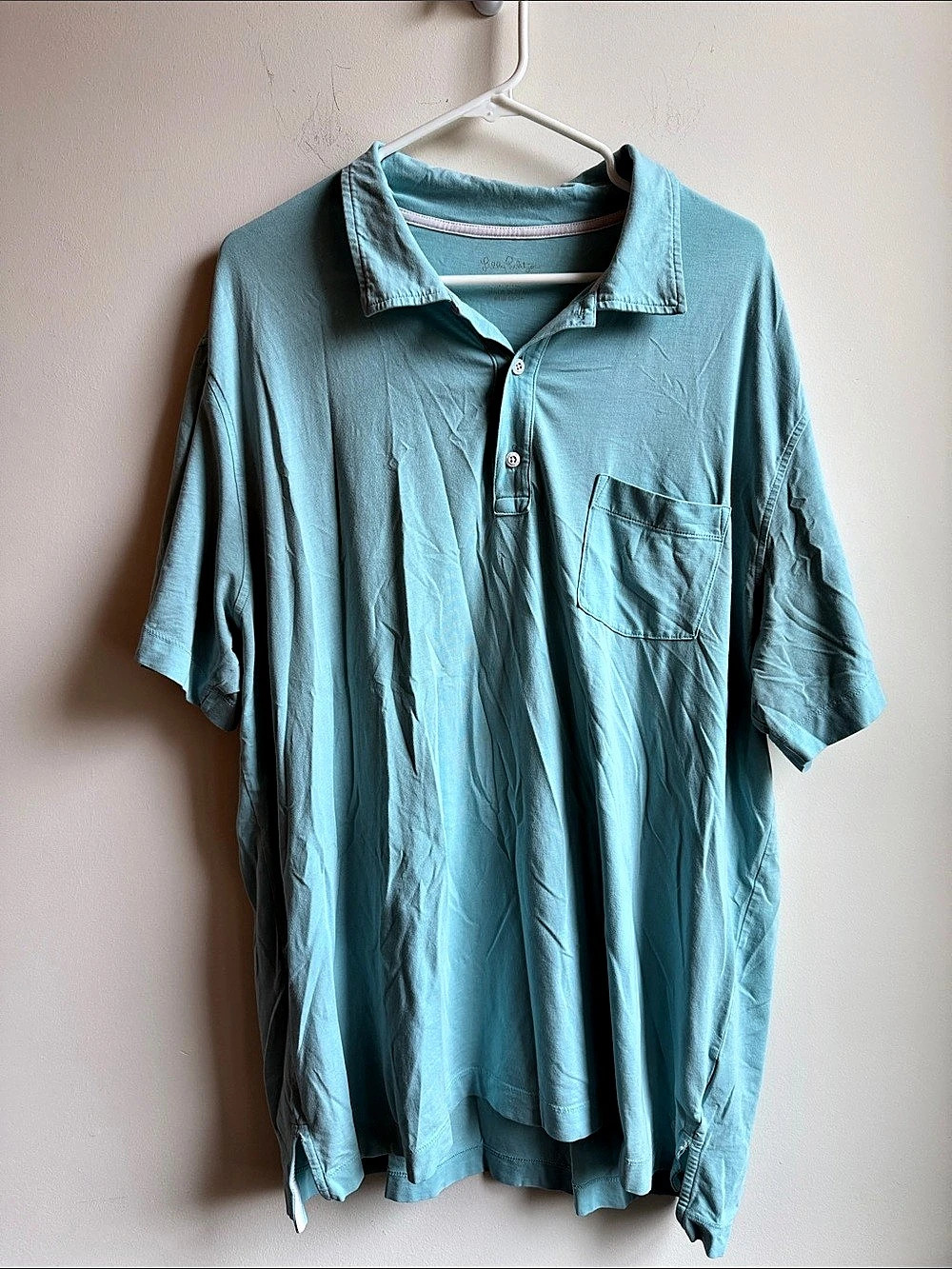 Lilly Pulitzer Men's Polo Shirt Blue Size XL